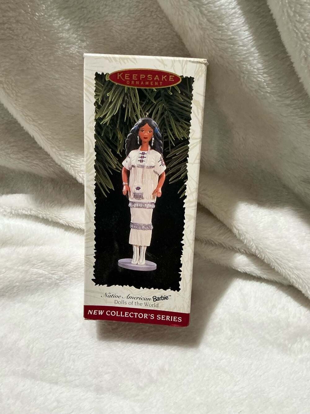 Hallmark Keepsake Native American Barbie Ornament Dolls Of The World 1996